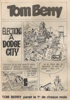 Extrait de Tom Berry -30- Élections à Dodge City