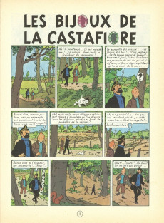 Extrait de Tintin (Historique) -21B38- Les bijoux de la Castafiore