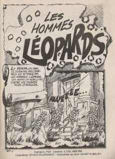 Extrait de Série Jaune (Elvifrance) -143- Les hommes-léopards