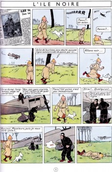 Extrait de Tintin (Les Archives - Atlas 2010) -4- L'Île Noire