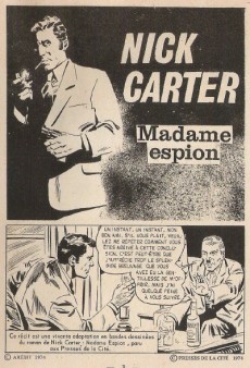 Extrait de Flash espionnage (1re série - Arédit) -57- Nick Carter : Mme Espion