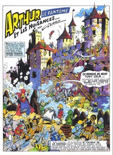 Extrait de Arthur le fantôme justicier (Cézard, Éditions du Taupinambour) -5- Les Martiens