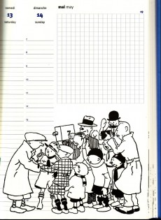Extrait de Tintin - Divers -1999/10- Agenda tintin 2000