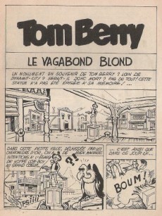 Extrait de Tom Berry -29- Le vagabond blond
