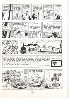 Extrait de Tintin - Pastiches, parodies & pirates -15- L'Énigme du 3e Message - 2ème partie