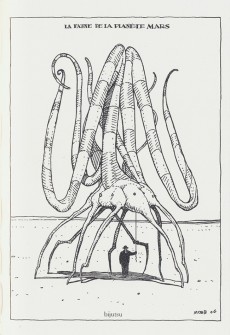 Extrait de Les carnets (Moebius) - La faune de Mars