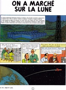 Extrait de Tintin (Les Archives - Atlas 2010) -9- On a marché sur la Lune