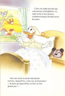 Extrait de Mickey club du livre -17- L'Anniversaire de Donald