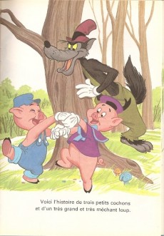 Extrait de Mickey club du livre -249b12996- Les Trois Petits Cochons