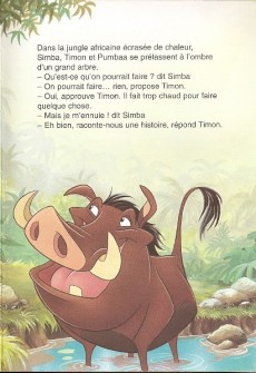 Extrait de Mickey club du livre -229- Simba dit la bonne aventure