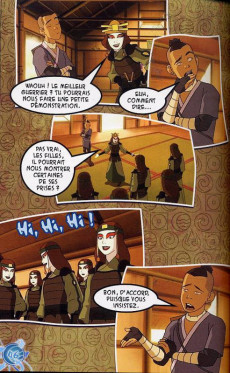 Extrait de Avatar, le dernier maître de l'air (anime comics - Albin Michel) -4- Les Guerriers de Kyoshi