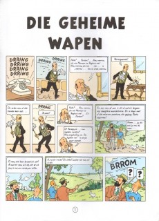 Extrait de Tintin (en langues étrangères) -18Afrikaans- Die Geheime Wapen
