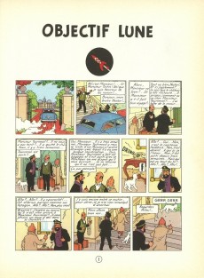 Extrait de Tintin (Historique) -16B38bis- Objectif Lune