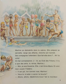 Extrait de Martine -25b1982- Martine apprend à nager