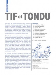 Extrait de Tif et Tondu (Intégrale) -10- Le Retour de Choc