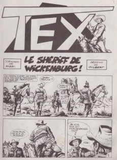 Extrait de Rodéo (Spécial) (Lug) -138- Tex - Le shérif de Wickenburg (1)