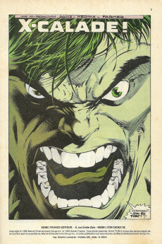 Extrait de Hulk (6e Série - Semic - Marvel Comics) -6- X-calade !
