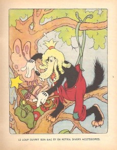 Extrait de Walt Disney (Hachette) Silly Symphonies -2- Le Grand Méchant Loup et le Petit Chaperon rouge