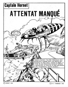 Extrait de Captain Hornet (Arédit) -3- Attentat manqué