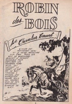 Extrait de Robin des bois (Jeunesse et vacances) -87- Le chevalier errant