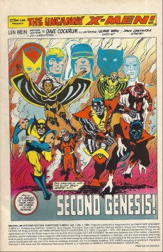 Extrait de Giant-Size X-Men (1975) -1MIL- Giant-Size X-Men