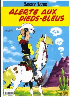 Extrait de Lucky Luke (Albums doubles France Loisirs) -5- Des rails sur la prairie / Alerte aux Pieds-Bleus