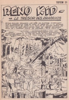 Extrait de Totem (2e Série) (1970) -21- Le trésor des Arapahos