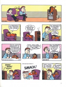 Extrait de Garfield (Dargaud) -1a1987- Garfield prend du poids