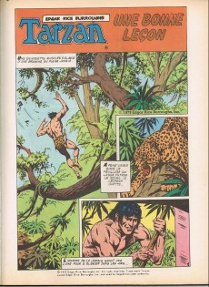 Extrait de Tarzan (3e Série - Sagédition) (Géant) -40- Une bonne leçon