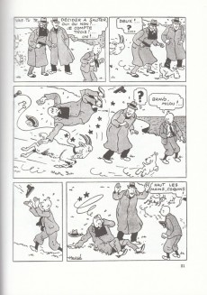 Extrait de Tintin (Fac-similé N&B) -7PF- L'île noire