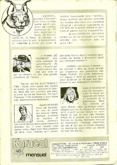 Extrait de Karacal (West) (Sagédition) -2- Numéro 2