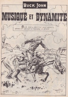 Extrait de Buck John (Impéria) -611- Musique et dynamite