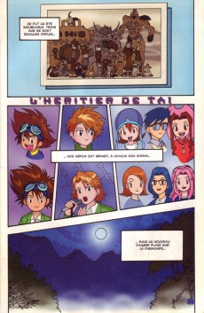 Extrait de Digimon (en comics) -14- L'héritier de Tai !