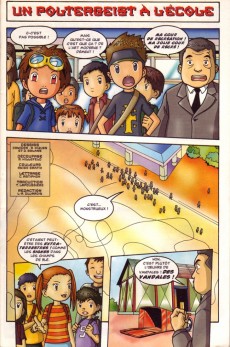 Extrait de Digimon (en comics) -28- Un Poltergeist à l'école !!