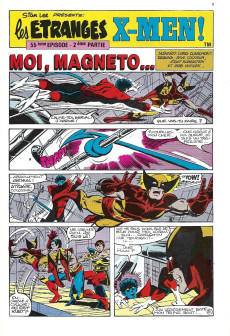 Extrait de X-Men/X-Men Saga (Semic) -22- Moi, Magnéto...