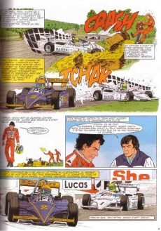 Extrait de Michel Vaillant - La Collection (Cobra) -93- Ayrton Senna le feu sacré