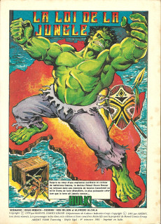 Extrait de Hulk (2e Série - Arédit - Artima Color Marvel Géant) -9- La loi de la jungle