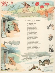 Extrait de Les fables de La Fontaine (Rabier) -INT- Fables de La Fontaine illustrées par Benjamin Rabier