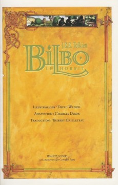 Extrait de Bilbo le Hobbit - Tome INTa1992