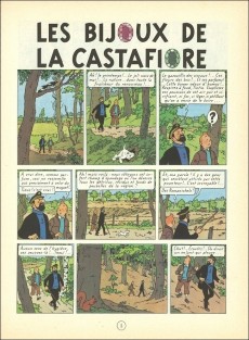 Extrait de Tintin (Historique) -21B38bis- Les bijoux de la Castafiore