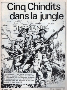 Extrait de Commando (Artima / Arédit) -311- Cinq Chindits dans la jungle