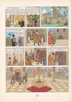 Extrait de Tintin (Historique) -8B29- Le sceptre d'Ottokar