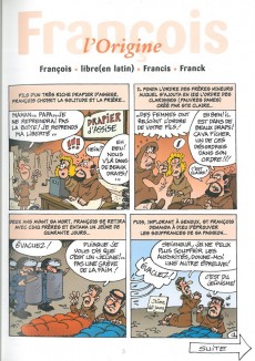 Extrait de L'encyclopédie des Prénoms en BD -19- François
