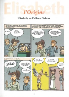 Extrait de L'encyclopédie des Prénoms en BD -29- Élisabeth