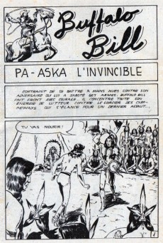 Extrait de West (Jeunesse et Vacances) -7- Buffalo bill - Pa-Aska l'invincible