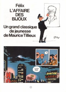 Extrait de Félix (Tillieux, Éditions Michel Deligne puis Dupuis, en couleurs) -HS- L'Affaire des bijoux