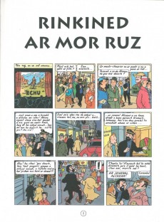 Extrait de Tintin (en langues régionales) -19Breton- Rinkined ar Mor Ruz