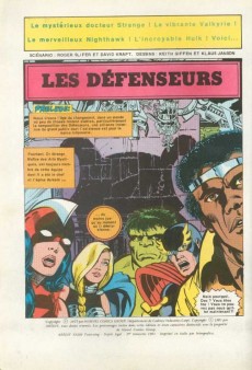 Extrait de Les défenseurs (1re série - Arédit - Artima Color Marvel Super Star) -1- Les Défenseurs