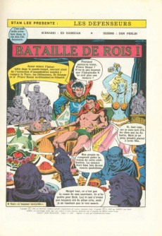 Extrait de Les défenseurs (1re série - Arédit - Artima Color Marvel Super Star) -5- Bataille de rois