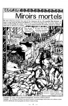 Extrait de Conan (1re série - Arédit - Comics Pocket) -Rec3198- Album N°3198 (n°3 et n°4)
